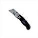 Sheffield 12613 One Hand Opening Lock-Back Utility Knife, Black