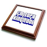 Im Sofa King Cool - 8x8 Trivet With 6x6 Ceramic Tile