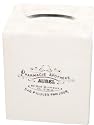 America Retold Apothecary Ivory Ceramic Tissue Box