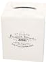America Retold Apothecary Ivory Ceramic Tissue Box