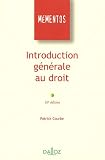 Revue Dalloz-Sirey  / Introduction générale au droit