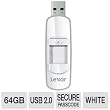 Lexar JumpDrive S70 64 GB USB Flash Drive LJDS70-64GASBNA - White