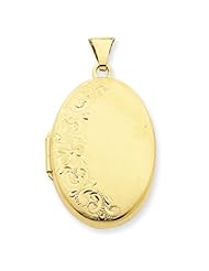 14k Gold Heavy Weight Oval Locket