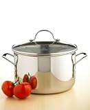  : Calphalon Tri-Ply Stainless-Steel 8-Quart Stockpot with Glass Lid