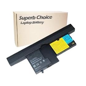 Click here to buy Superb Choice® New Laptop Replacement Battery for IBM ThinkPad X60 Tablet PC 6363 6364 6365 6366 6367 6368 Series....
