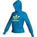 Adidas Trefoil Grün W Hoodies 40 fresh splash/electricity