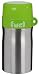 Green Large - FUEL DUO Food Flask - Stainless Steel with snack storage - by Trudeau