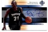 2005-06 Ultimate Collection Signatures #USKG Kevin Garnett - Minnesota Timberwolves (Autographed ) (Basketball Cards)