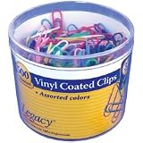DIRECTOR'S SELECT / Vinyl coated #1 paper clips. Assorted colors. 500/pk. / LOP13314 / Sold as 1 Pack / Mfr Part # 13314