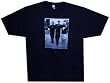 BLINK 182 - Black And White Photo - Black 30S Singles Cotton Shirt
