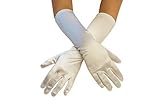 GavellaGifts Girls Satin Formal Gloves - Princess, Dress Up, Pageant, Flower Girl