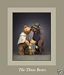 R JOHN WRIGHT THE THREE BEARS FROM GOLDILOCKS DOLLS