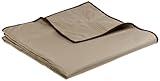 Michael Kors Jet Set Hemp King Coverlet with Chocolate Trim