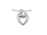 Small Sterling Silver Mother and Child® Pendant by Janel Russell