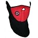 Neoprene Red Thermal Fleece Face Mask Ski Ice Fishing Cross Country Hunting Nordic Skiing