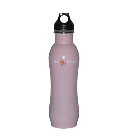 Eco Vessel Stainless Steel Water Bottle with Loop Cap (25 Ounces)