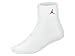Air Jordan Low Quarter Sock by Jordan Apparel (White-Varsity/Red)(Size=MEDIUM)
