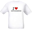 I LOVE NOVOSIBIRSK - City-series - White T-shirt