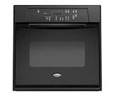 Whirlpool RBS305PRB 30 Single Electric Wall Oven with AccuBake, Glass Touch Electronic Controls & Self-Cleaning: Black
