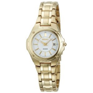 Seiko #SXDB48 Women's Gold Tone 100M Casual Sports Dress Watch