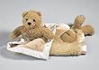 My Lil Banky-billy Button Bear Baby Blanket Cuddle Banky Toy
