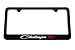 Dodge Challenger Classic R/T License Plate Frame - Satin Black - Engraved -