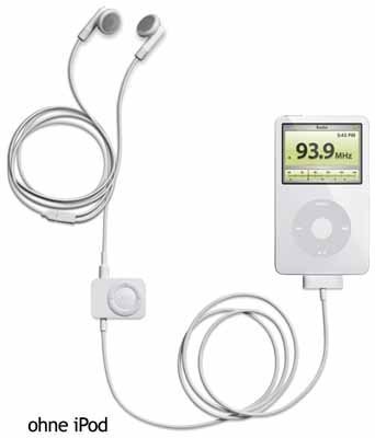 Electronics: Apple Radio Remote for iPod  White 