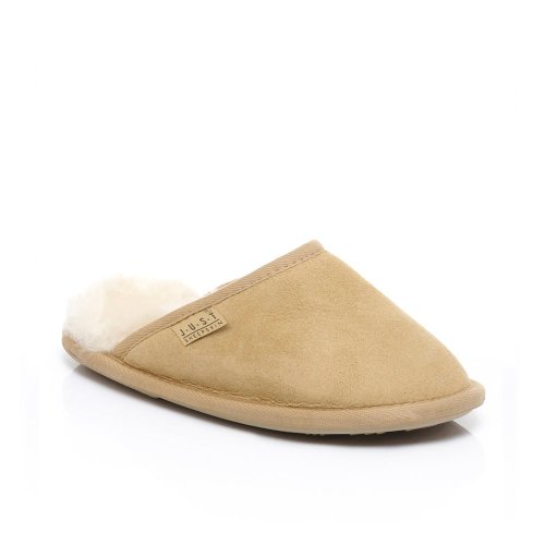 Just Sheepskin Ladies Slippers Shaftestbury Beige Beige Medium - 5/6