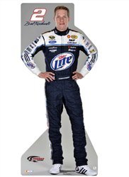 Miniature Cardboard Cutout - Brad Keselowski 2013 #2 Miller Lite