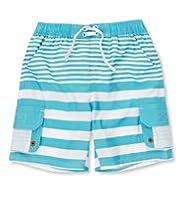 Striped Ripstop Swim Shorts