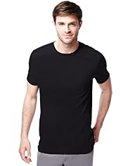 Autograph Modal Blend Crew Neck Piqué Vest
