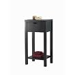 Pegasus CNBF1835 City Loft Floor Cabinet, Rich Black