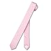 SILK Narrow NeckTie EXTRA Skinny PINK Thin Men's 1.5" Neck Tie