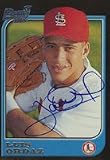 Luis Ordaz, St. Louis Cardinals, 1997 Bowman 1st Card Autographed Card
