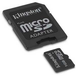 Kingston 1 gb. Micro SD/ Transflash card in retail packaging