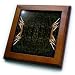 Tractor Parts above a Lush Green Grove of Trees - 8x8 Framed Tile