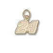 Driver Number 24 Small 5/16" Charm/Pendant