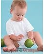 Apples & Oranges Bobbie Zigzag Onesie
