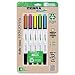 Zebra - Eco Zebrite Double-Ended Highlighters, Chisel/Fine Point, BE,GN,PK,OE,YW, 5/PK