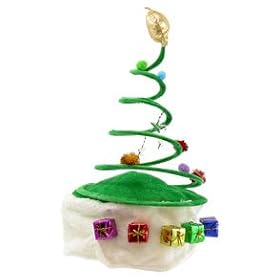 Christmas Tree Coil Spring Hat