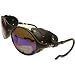Julbo 'Sherpa' Sunglasses - Black Nylon frames with removeable Leather Side Shields and self adjustable silicon temples for perfect fit - Polycarbonate lenses with Blue tint and Anti-Reflection Coating - supplied Boxed with Hard case ~ these sunglasses can easily be fitted with your prescription eyeglass lenses by your local optical store - Brand new from ONLINESUNSPECS - Authorized Julbo Dealers