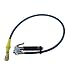 Coilhose Pneumatics TGC129 Inflator Gauge 10-120 PSI with 36-Inch Length Hose, Lock-On Chuck