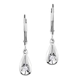 Diamond Teardrop Earrings .05ctw