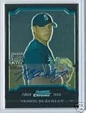 2004 Bowman Chrome 336 Travis Blackley (RC - Rookie - Autographed - Baseball Cards)