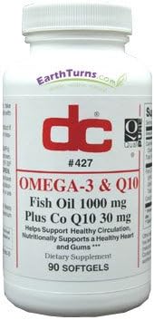 DC Labs - Omega-3 Fish Oil 1000 mg Coenzyme Q10 30 mg - 90 Softgels