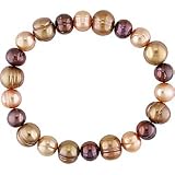 Freshwater Multi-brown Pearl Elastic Bracelet (8.5-9 mm)