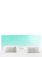 Cabecero Live Laugh Love (Azul)