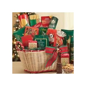 Yuletide Wishes Gourmet Food Gift Basket