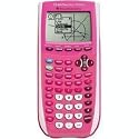 Texas Instruments Inc. TI-84 Plus Silver Edition Dark Pink Graphing Calculator