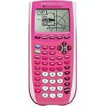 Texas Instruments Inc. TI-84 Plus Silver Edition Dark Pink Graphing Calculator